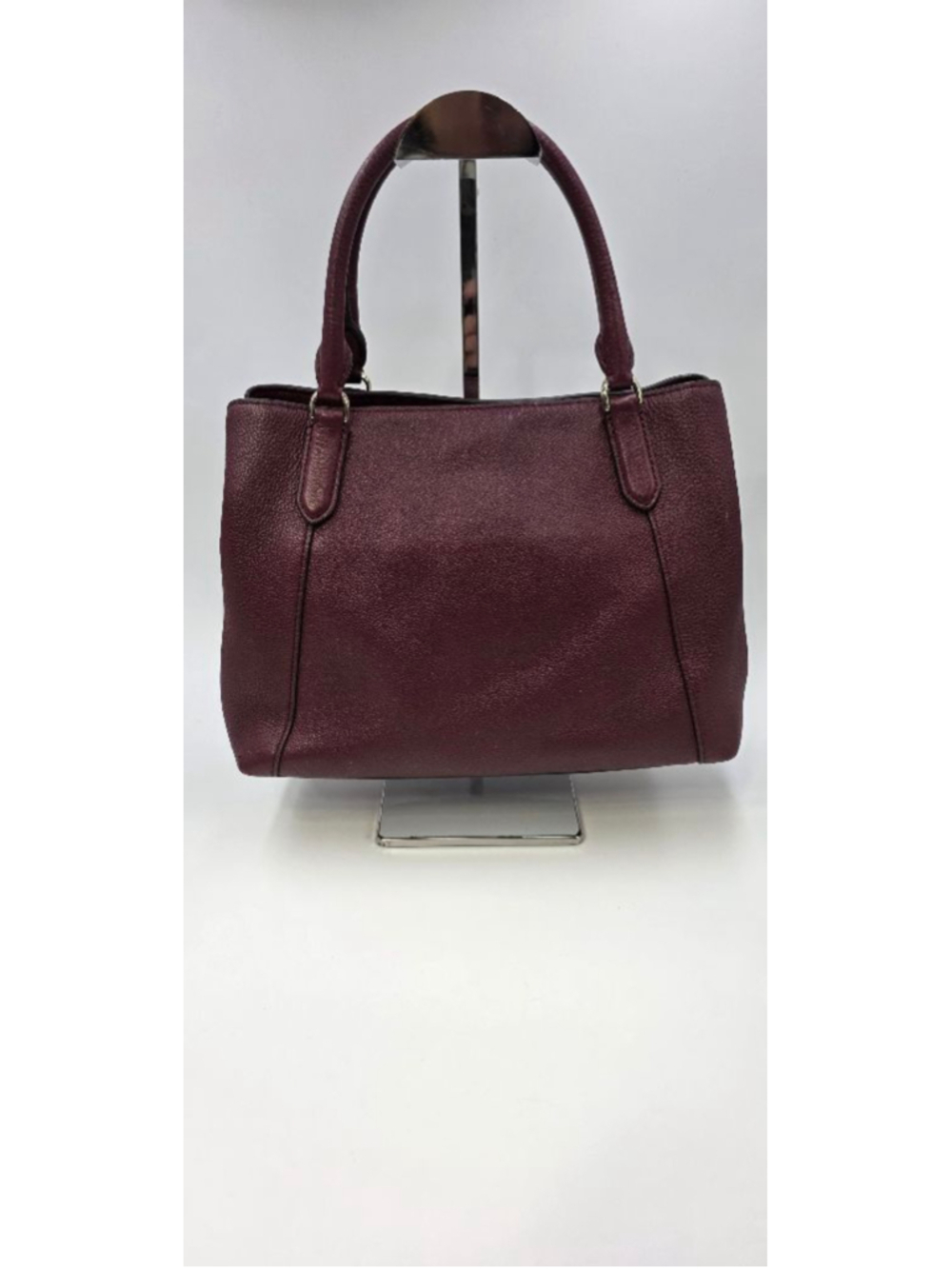 Kate Spade Jackson Deep Cherrywood Satchel Purse with matching Wallet - Picture 11 of 16